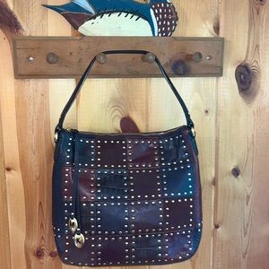 MICHAEL Michael Kors brown leather tote. Excellent condition. Very cool bag 😎